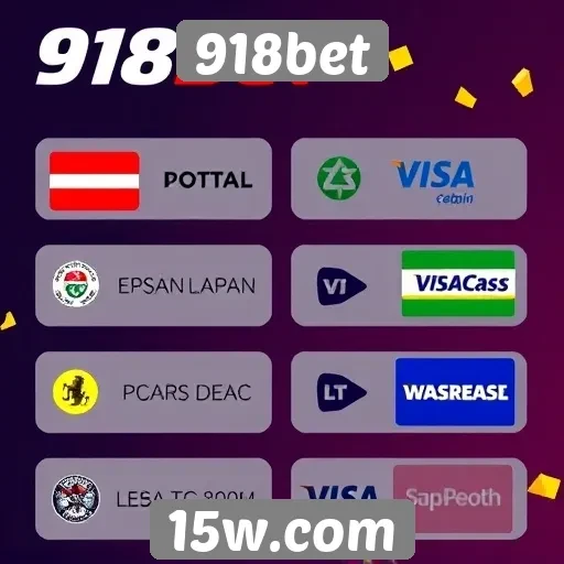 Métodos de pagamento e retirada na 918bet